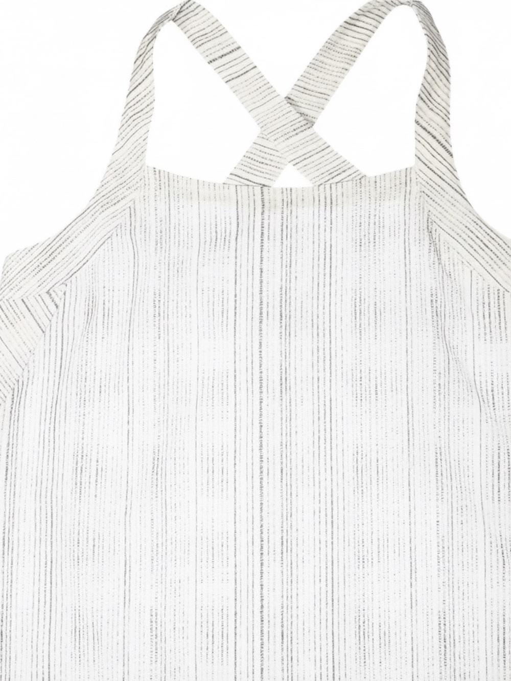 Athleta Arrival Tank Crossback in Amara Stripe White and Black - Picture 2 of 5